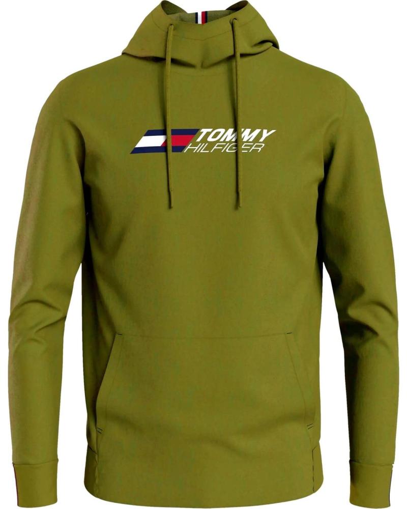 TOMMY JEANS SUDADERA CON CAPUCHA TOMMY JEANS PARA HOMBRE VERDE