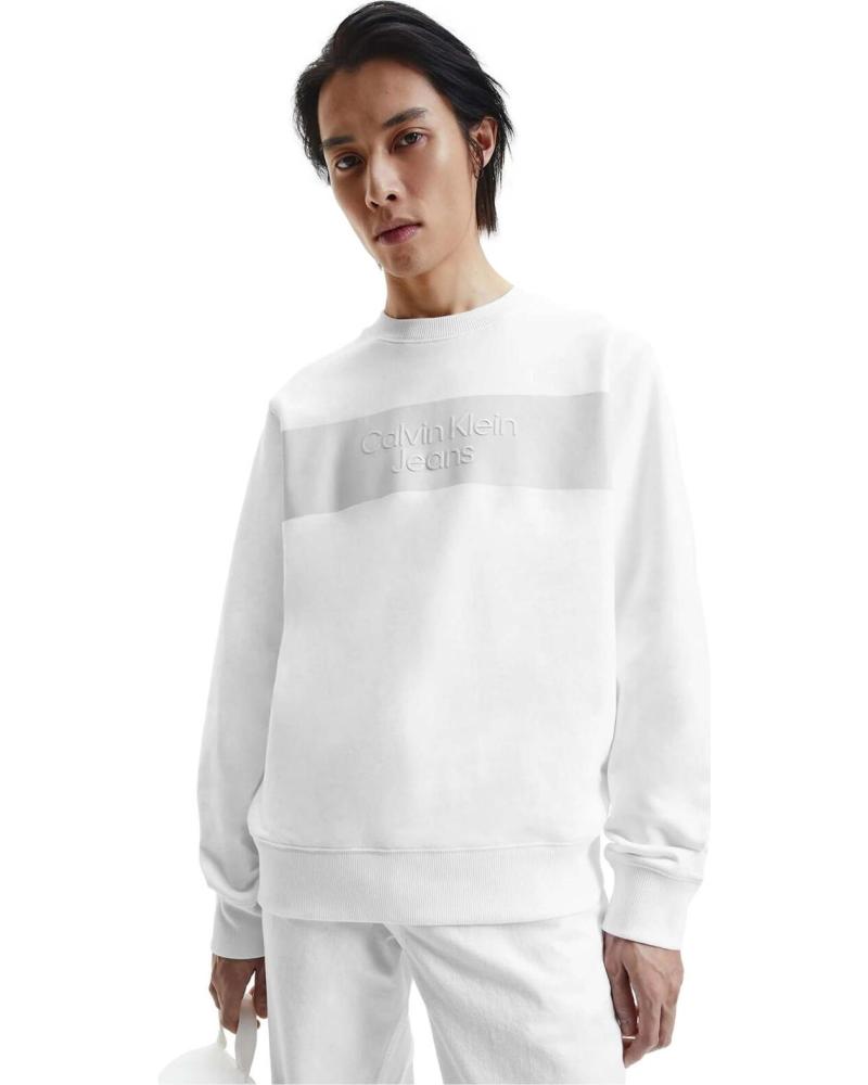 CALVIN KLEIN SUDADERA CALVIN KLEIN JEANS PARA HOMBRE BLANCO
