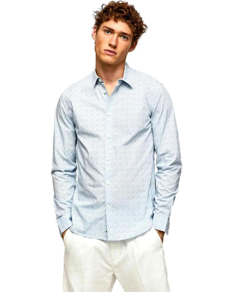 PEPE JEANS CAMISA DE RAYAS FINAS PEPE JEANS PARA HOMBRE AZUL