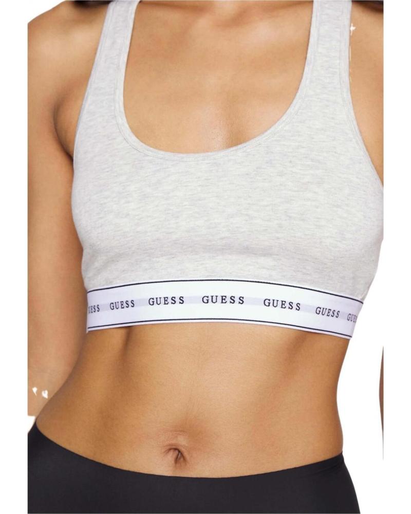 GUESS SUJETADOR DEPORTIVO GUESS PARA MUJER GRIS