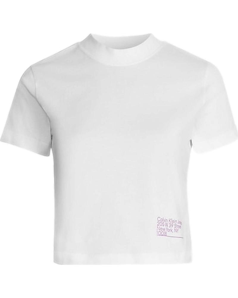 CALVIN KLEIN CAMISETA DE MANGA CORTA CALVIN KLEIN JEANS PARA MUJER BLANCO