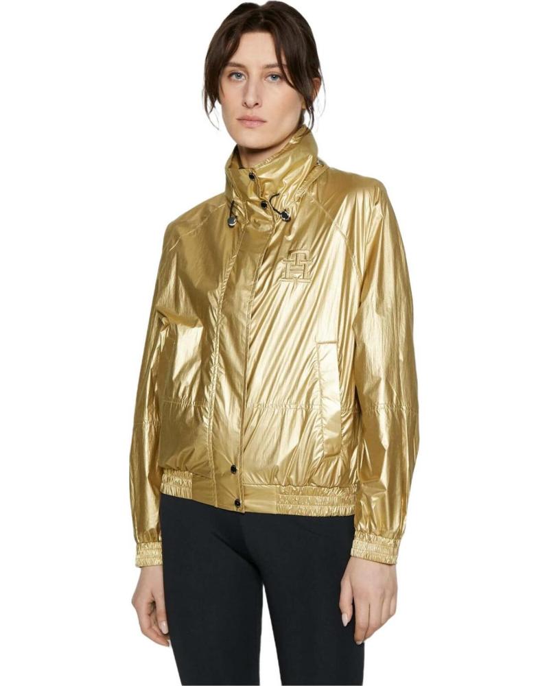 TOMMY JEANS CHAQUETA TOMMY JEANS DORADA PARA MUJER DORADO