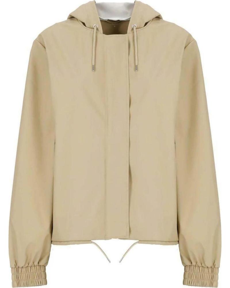 RAINS CHAQUETA IMPERMEABLE RAINS PARA MUJER BEIGE BEIGE