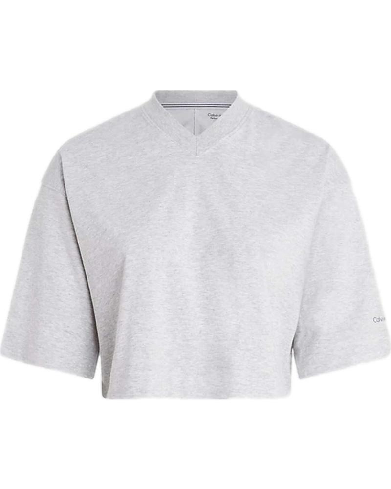CALVIN KLEIN CAMISETA DE MANGA CORTA CALVIN KLEIN PARA MUJER GRIS