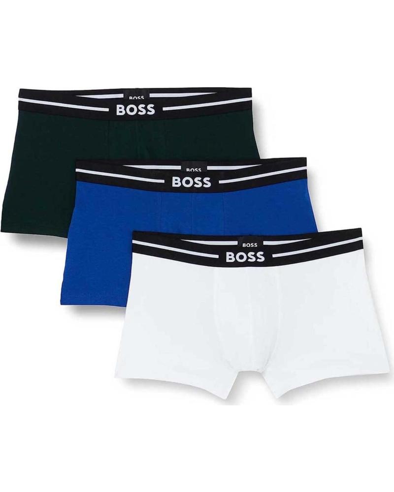 HUGO BOSS CALZONCILLOS BOXER DE HOMBRE BOSS - PACK DE 3 MULTICOLOR