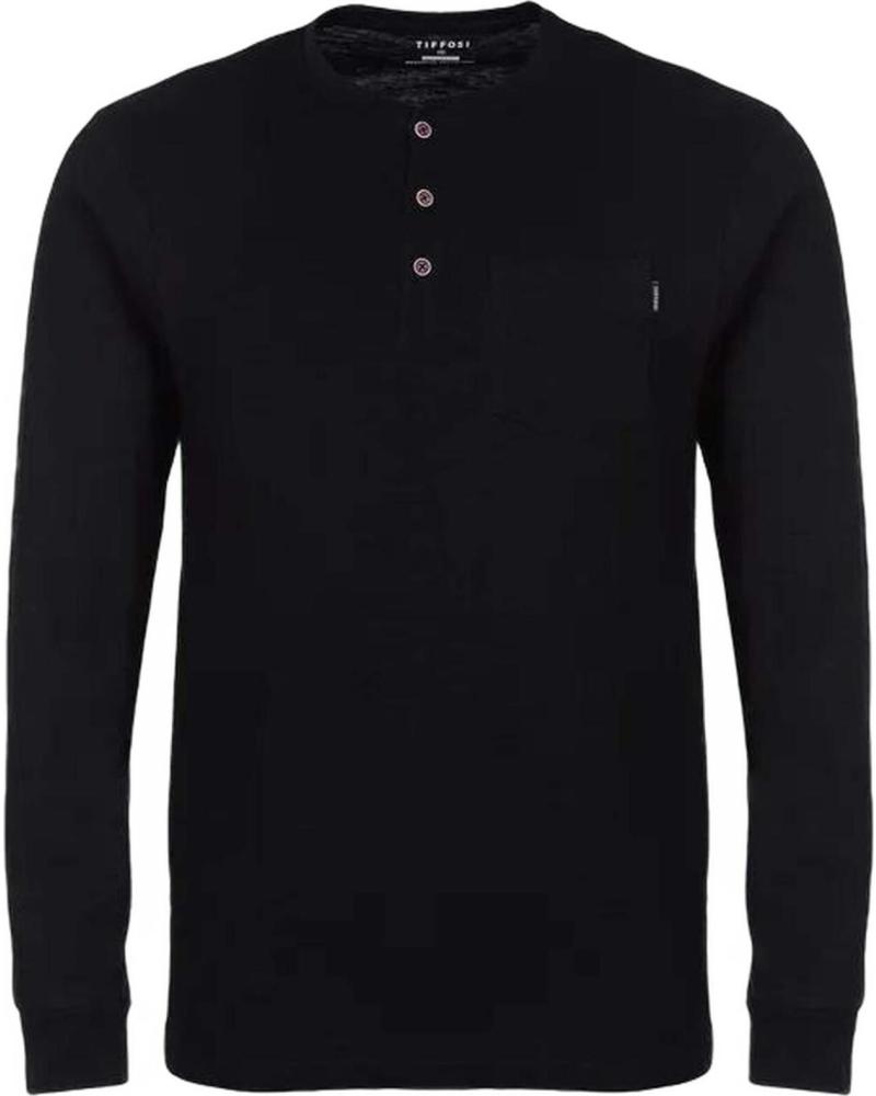TIFFOSI CAMISETA HENLEY DE MANGA LARGA TIFFOSI PARA HOMBRE AZUL