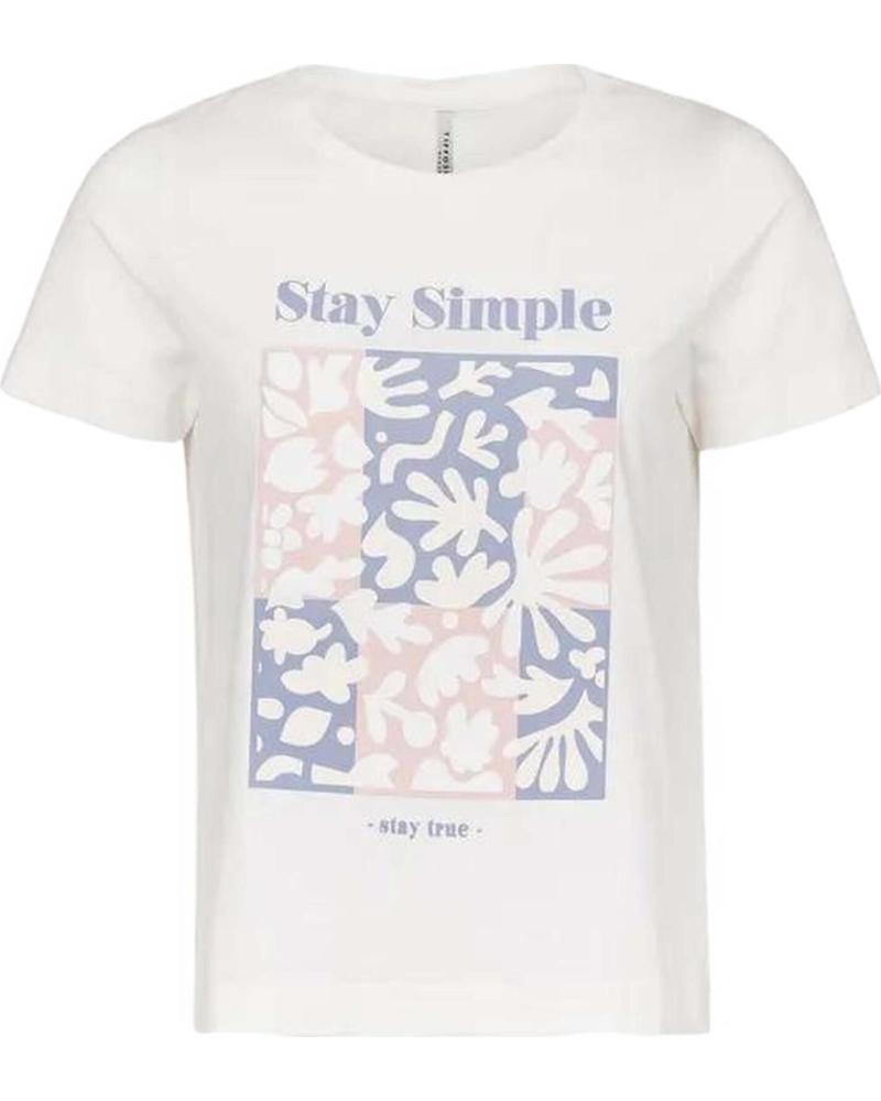 TIFFOSI CAMISETA DE MANGA CORTA TIFFOSI CON ESTAMPADO FLORAL PARA MUJER BLANCO