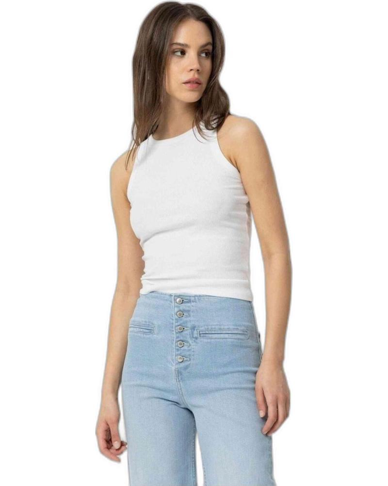 TIFFOSI CAMISETA DE TIRANTES DE CANALÉ PARA MUJER TIFFOSI BLANCO