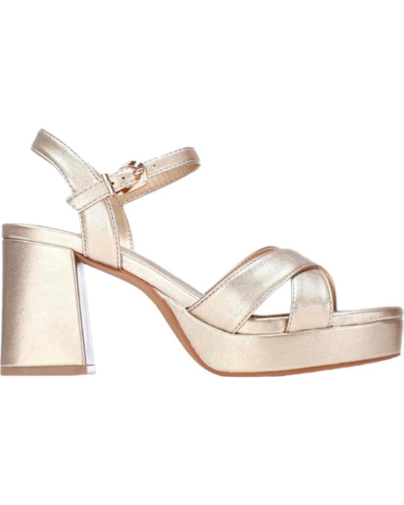 XTI SANDALIAS DE TACÓN 145288 CON PLATAFORMA DORADO