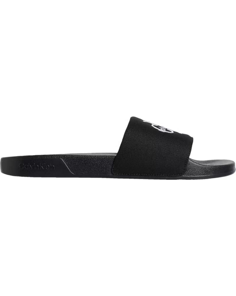 CALVIN KLEIN SANDALIAS CALVIN KLEIN ESS SLIDE CON LOGOTIPO NEGRO