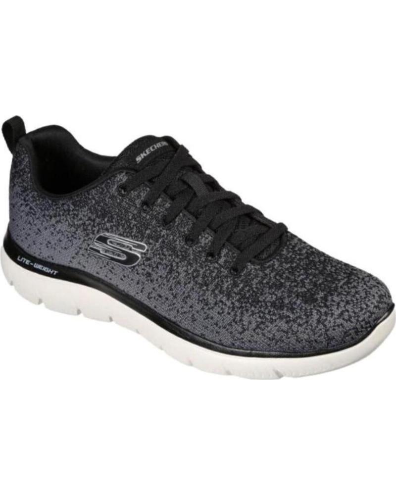 SKECHERS ZAPATILLAS SKECHERS SUMMITS WARRICK HOMBRE NEGRO-GRIS BKW NEGR-GRIS