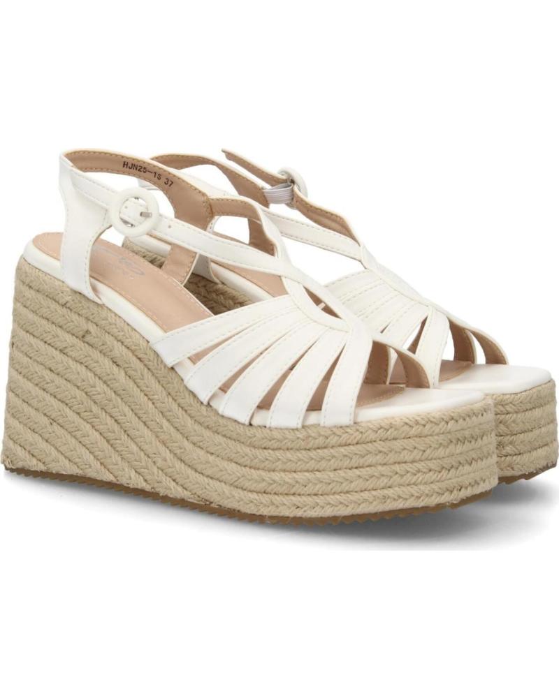 SPORT3PUNTO0 SANDALIA DE PLATAFORMA CON CUÑA Y TIRAS CRUZADAS HJN25-1S VARIOS COLORES