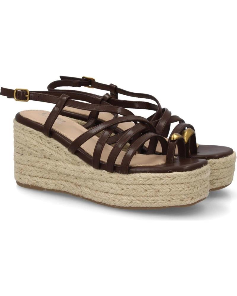 SPORT3PUNTO0 SANDALIA DE CUÑA CON TIRAS CRUZADAS Y PLATAFORMA VARIOS COLORES