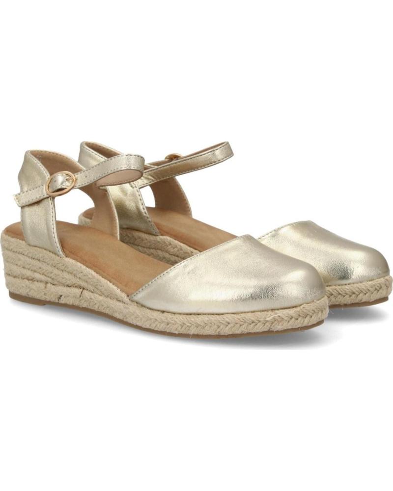 SPORT3PUNTO0 SANDALIA ALPARGATA CON CUÑA METALIZADA CF-5618 VARIOS COLORES