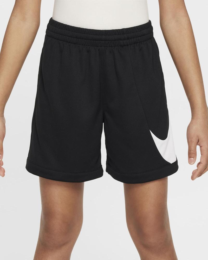 NIKE PANTALÓN CORTO DEPORTIVO CON LOGO OVERSIZED FV0269 BLANCO