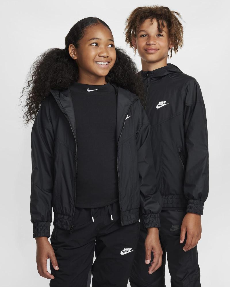 NIKE CHAQUETA CON CAPUCHA WINDRUNNER FZ5516 NEGRO