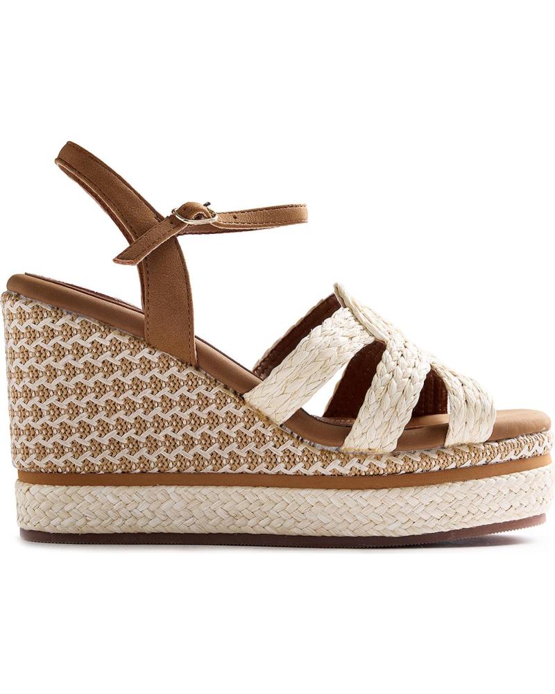 GIOSEPPO SANDALIAS GIOSEPPO 78111 KARATINA CON PLATAFORMA Y CUÑA MARRON