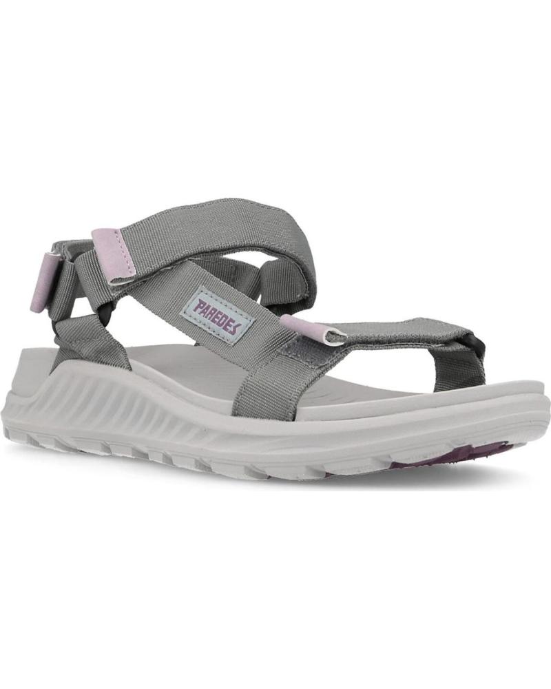 PAREDES SANDALIAS OUTDOOR PAREDES BRANOSERA CON AJUSTE DE VELCRO GRIS GRIS