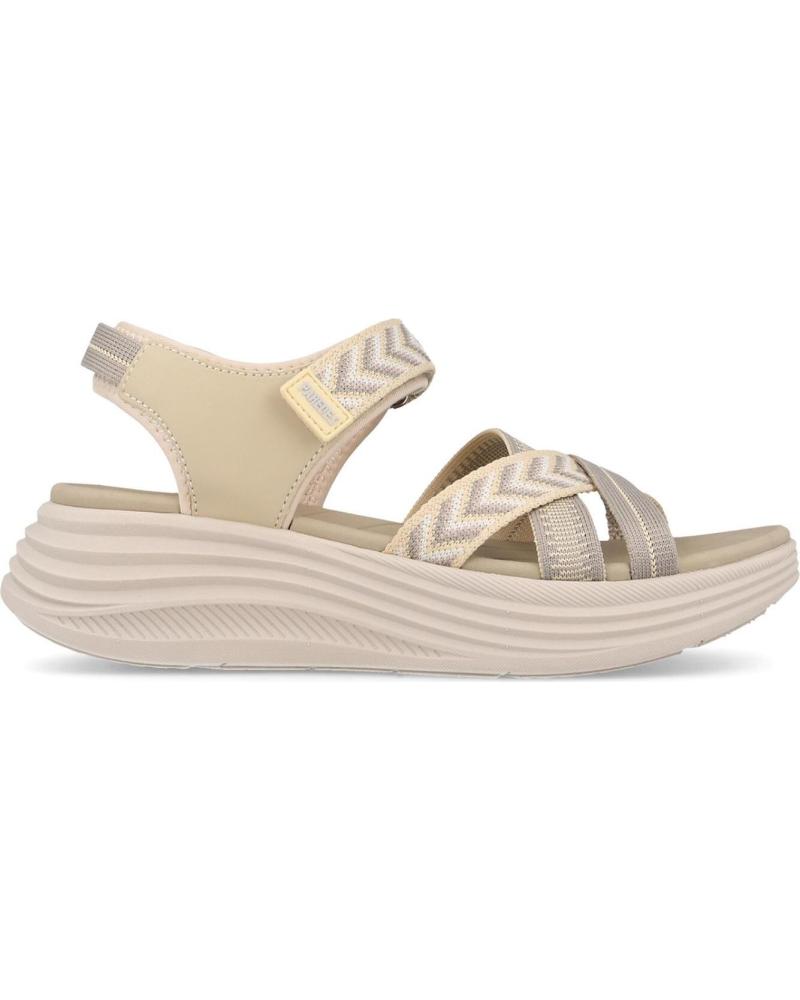 PAREDES SANDALIAS OUTDOOR JÚZCAR CON TIRAS TRENZADAS BEIGE BEIGE