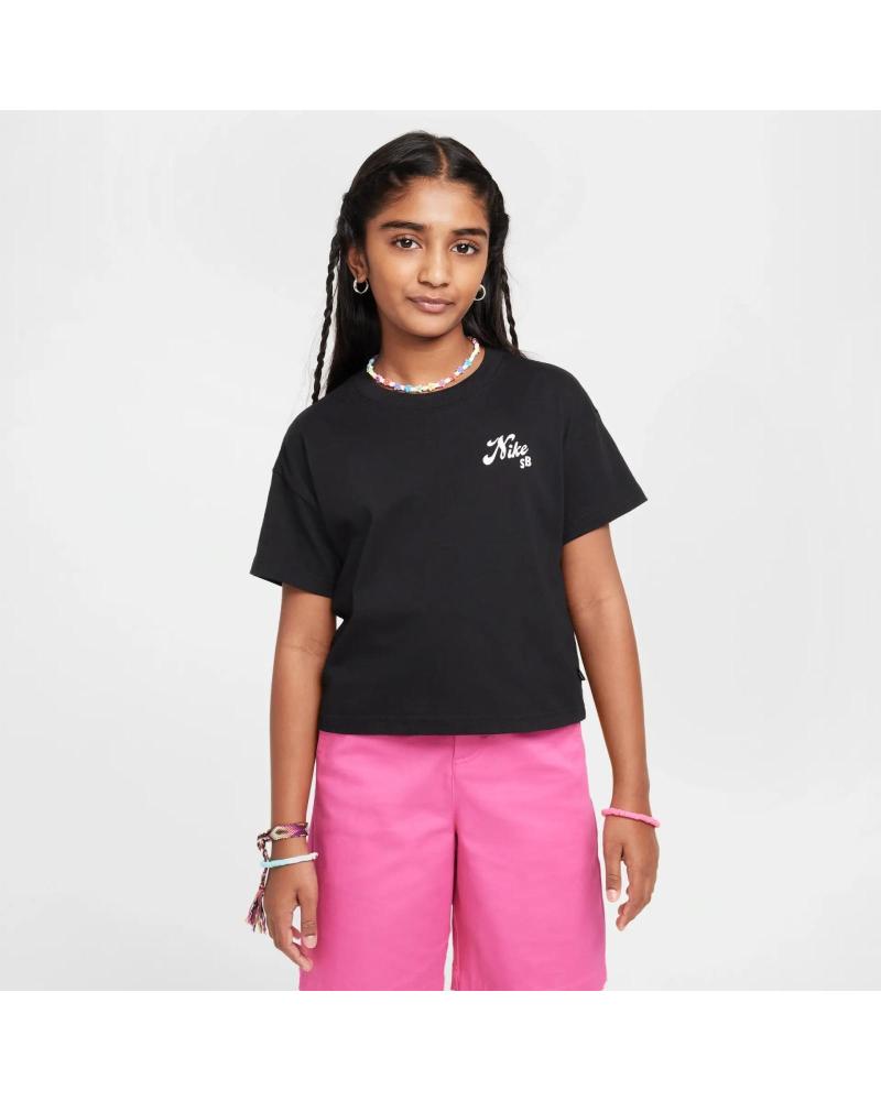 NIKE CAMISETA NIKE SB LOGO GRÁFICO NEGRO