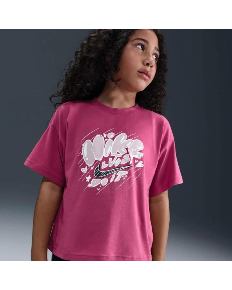 NIKE CAMISETA NIKE MANGA CORTA HV5724 ROSA