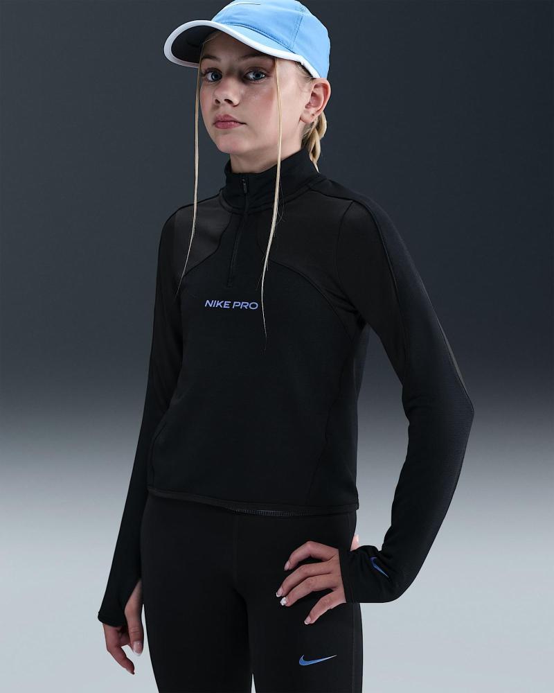 NIKE CAMISETA PRO MANGA LARGA HV0296 NEGRO