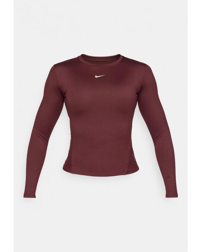 NIKE CAMISETA MANGA LARGA NIKE ONE FITTED IM9449 BURDEOS