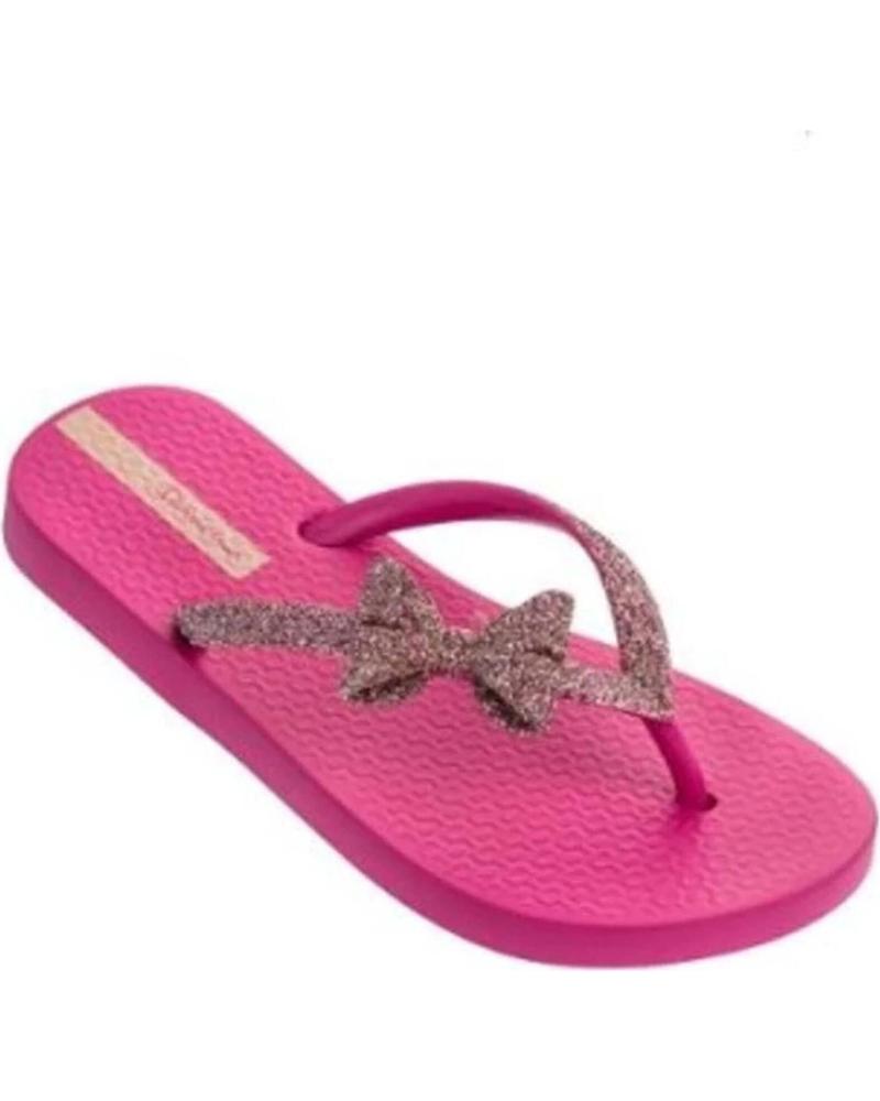 IPANEMA CHANCLAS IPANEMA CON DETALLE DE LAZO Y ACABADO GLITTER ROSA