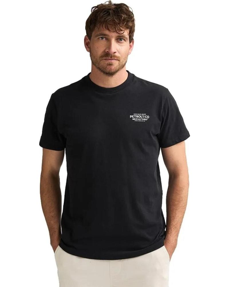 PETROL CAMISETA PETROL INDUSTRIES TSR743 CON GRÁFICO NEGRO