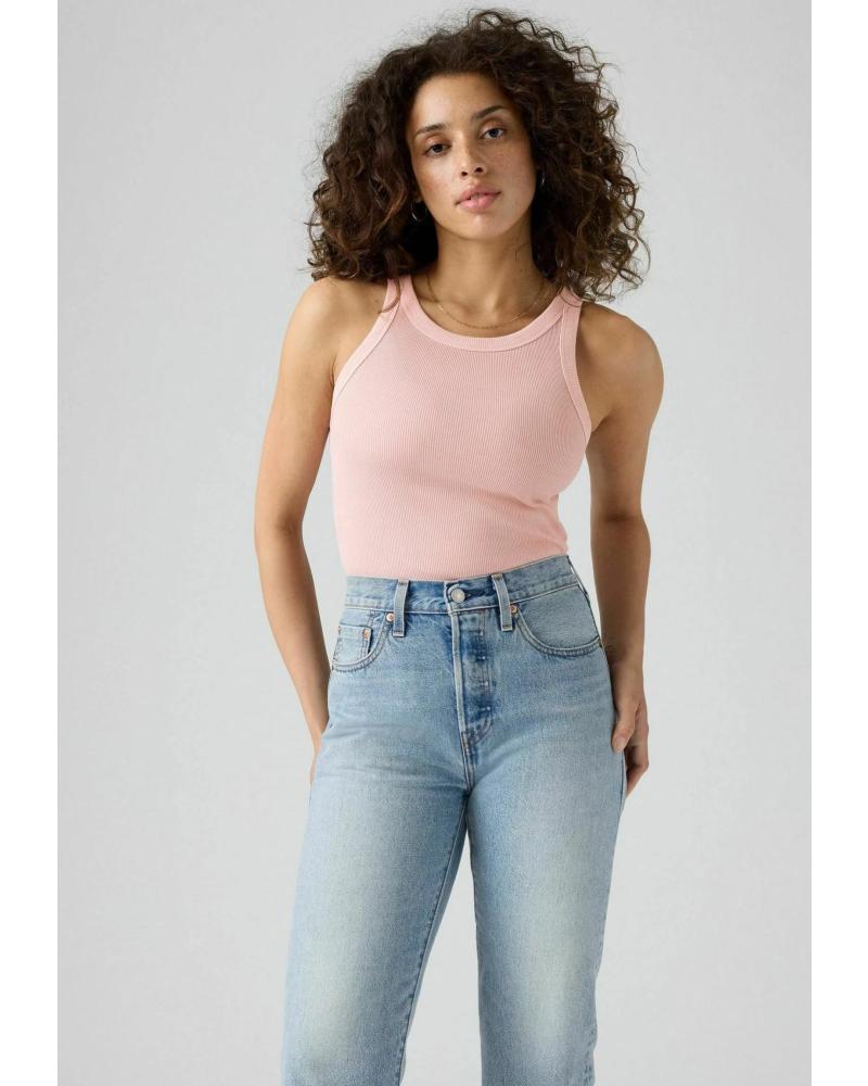 LEVIS CAMISETA DE TIRANTES ACANALADA A33810040 ROSA