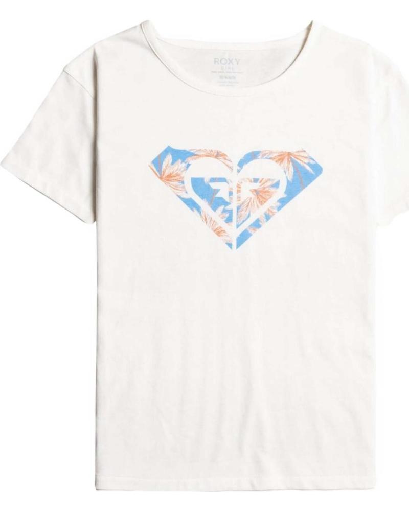 ROXY CAMISETA DE MANGA CORTA ROXY CON LOGO PARA MUJER BLANCO