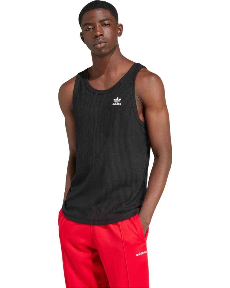 ADIDAS CAMISETA SIN MANGAS ADIDAS ESSENTIALS LOGO HOMBRE NEGRO