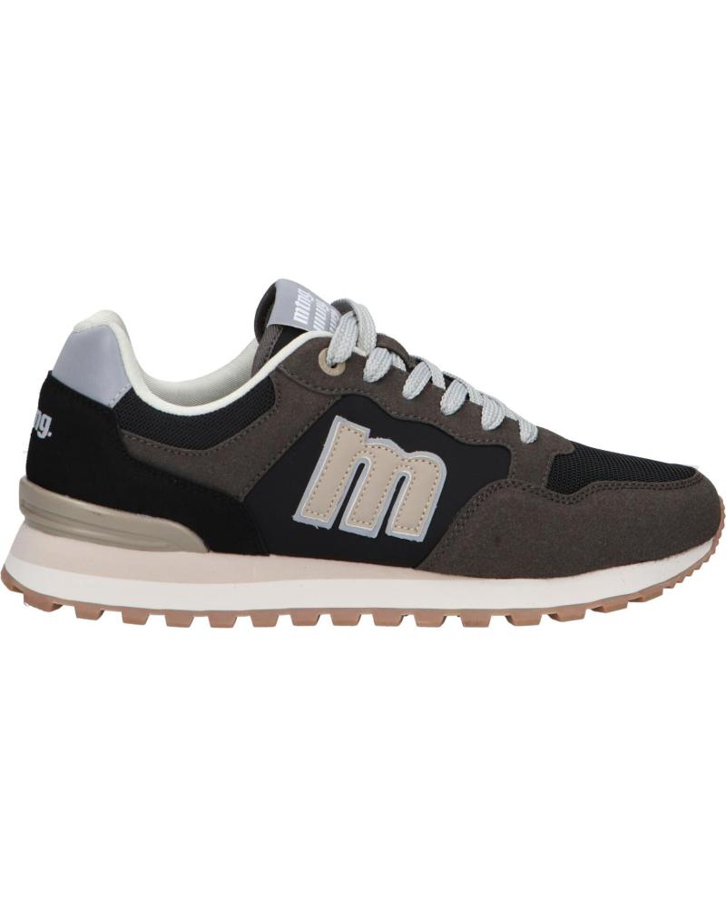 MTNG ZAPATILLAS MTNG PLITY DE ANTE Y MALLA PARA HOMBRE C59243 - PLITY GRIS OSCURO - NIBRI NEGRO