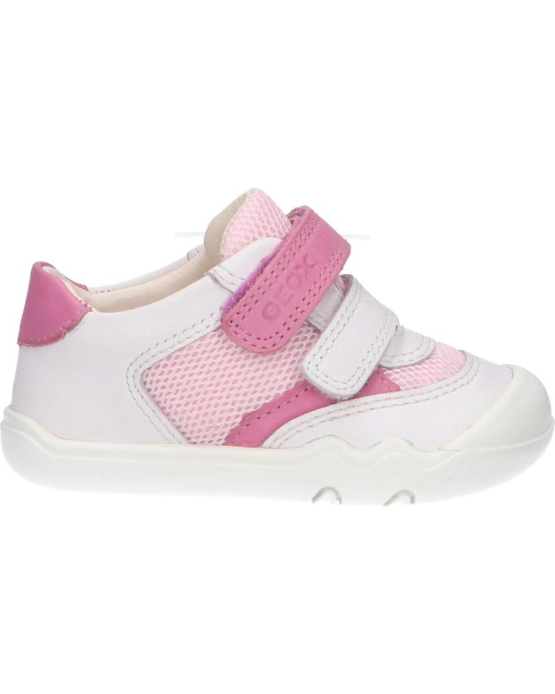 GEOX ZAPATILLAS GEOX B STEPPIEUP NIÑA BLANCO-ROSA C0406 WHITE-PINK