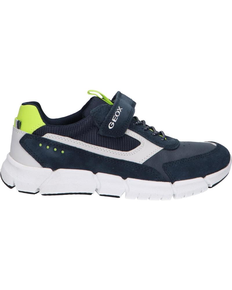 GEOX ZAPATILLAS GEOX J FLEXYPER NAVY LIME DEPORTIVAS NIÑO C0749 NAVY-LIME