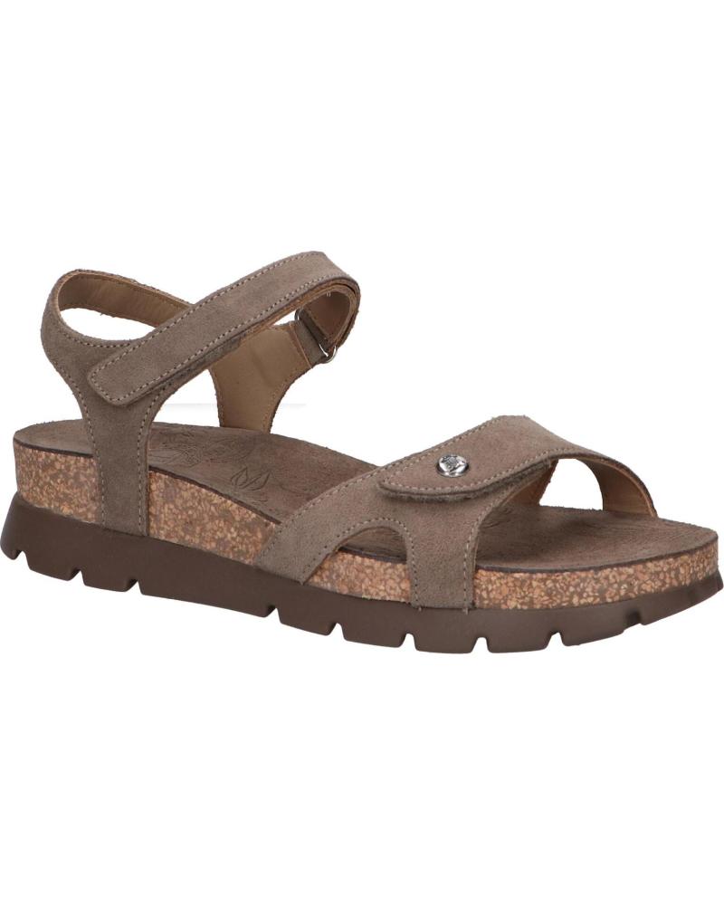 PANAMA JACK SANDALIAS PANAMA JACK SULIA B24 VELOUR PARA MUJER VELOUR PIEDRA - STONE