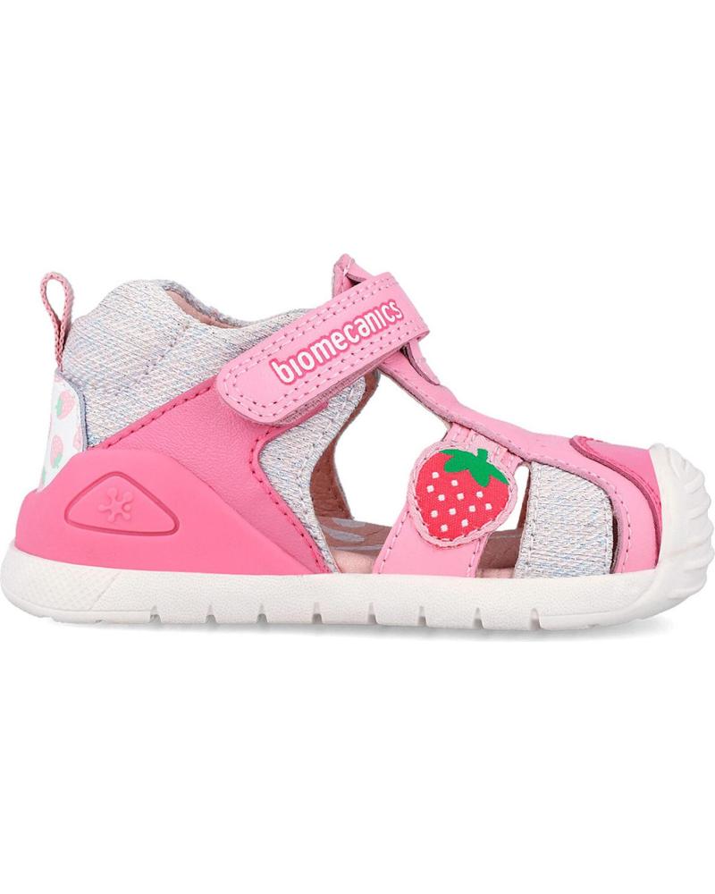 BIOMECANICS SANDALIA BIOGATEO MODELO 262110 CON DETALLE DE FRESA CANDYA711