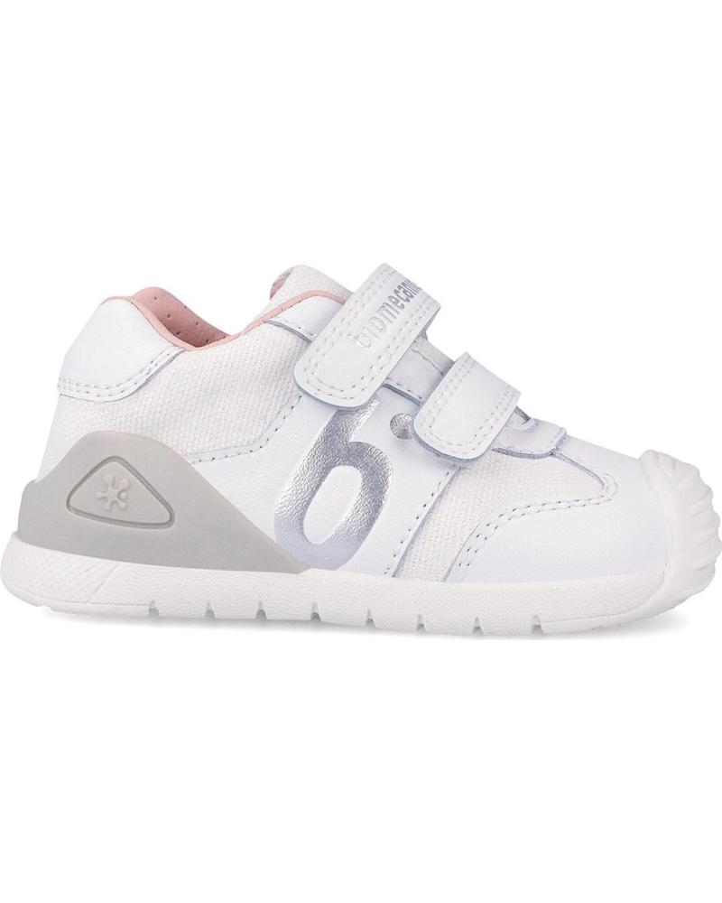 BIOMECANICS BIOGATEO 262121 - ZAPATILLAS URBANAS CON CIERRE DE VELCRO BLANCOPLATAD313