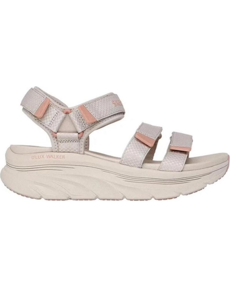 SKECHERS SANDALIAS CON PLATAFORMA 119826 TAUPE