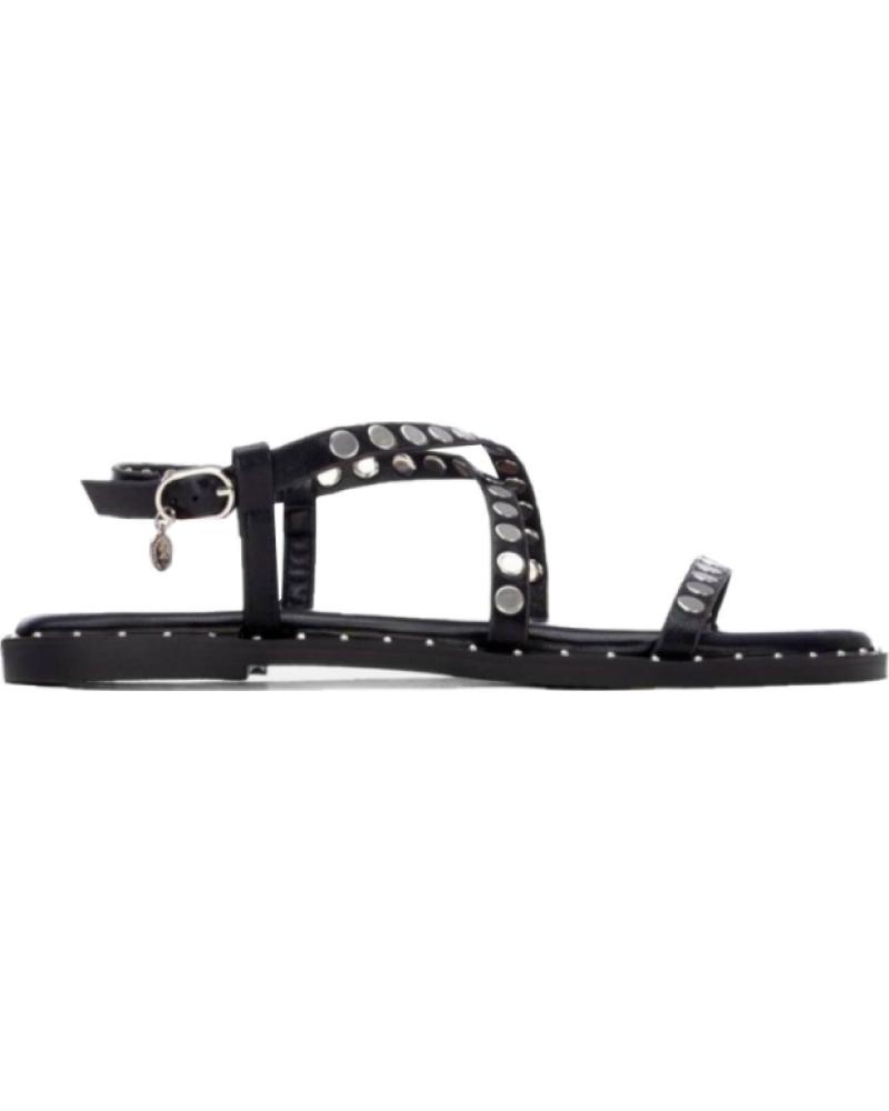 XTI SANDALIAS PLANAS CON TACHUELAS MODELO 145357 NEGRO