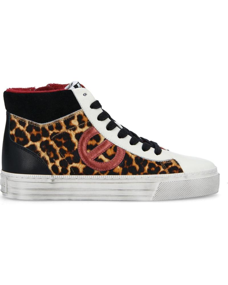 NO NAME ZAPATILLAS MID CUT STRIKE ANIMAL PRINT FAUVE-DOVE