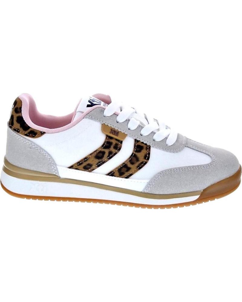 XTI ZAPATILLAS XTI 15301308 CON DETALLE ANIMAL PRINT BLANCO