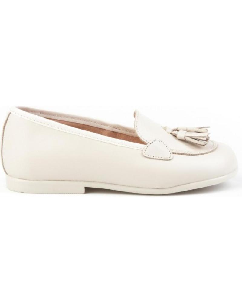 Mocasines de Niña ANGELITOS MOCASIN PIEL 391 BEIGE
