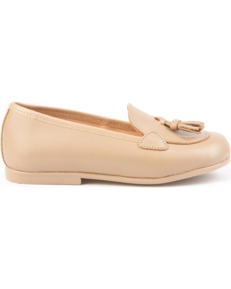 Mocasines de Niña ANGELITOS MOCASIN PIEL 391 CAMEL