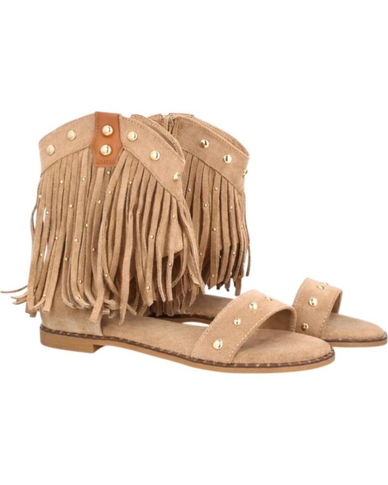 SPORT3PUNTO0 SANDALIAS TIPO BOTA CON FLECOS Y TACHUELAS 0JJ-616-KAKI VARIOS COLORES