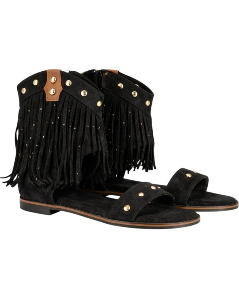 SPORT3PUNTO0 SANDALIAS ESTILO COWBOY CON FLECOS Y TACHUELAS VARIOS COLORES