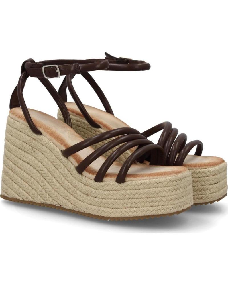 SPORT3PUNTO0 SANDALIA DE CUÑA CON TIRAS ENVOLVENTES Y PLATAFORMA VARIOS COLORES