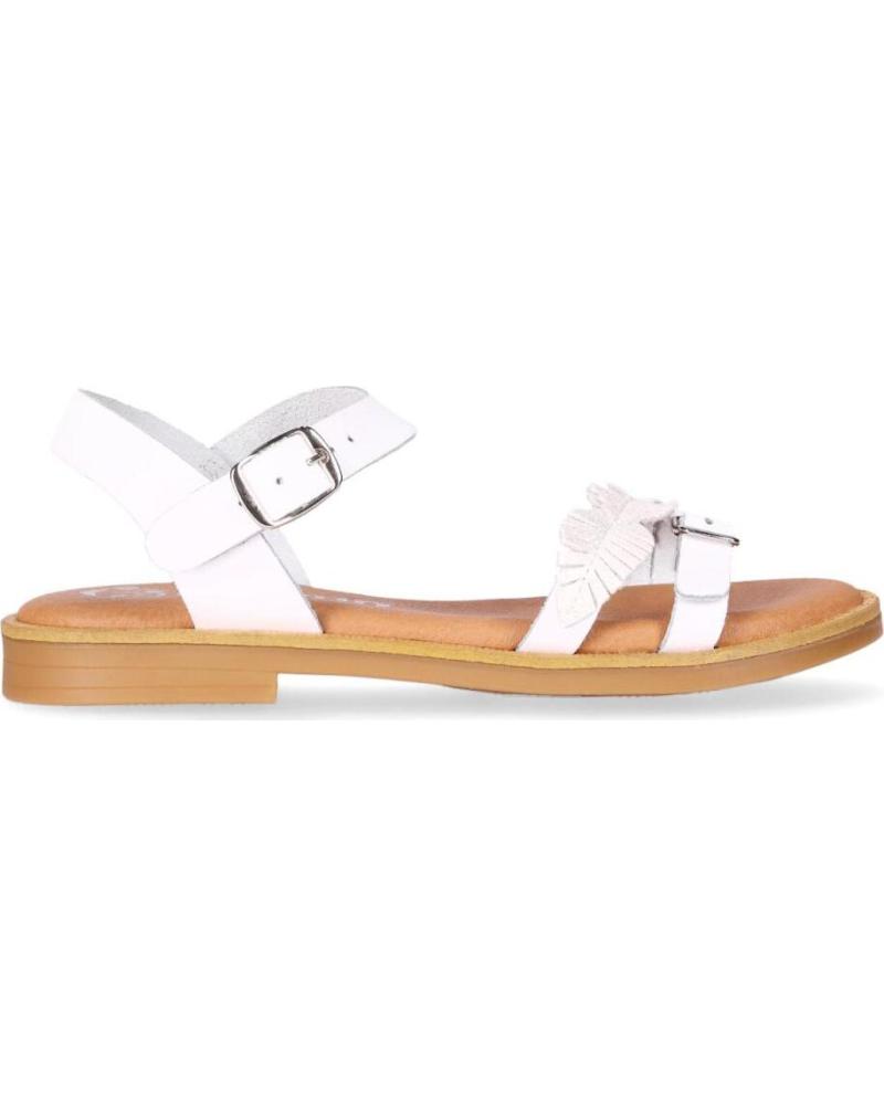 CHIKA10 SANDALIAS CHIC CON TIRAS TRENZADAS Y CIERRE DE HEBILLA BLANCO-WHITE