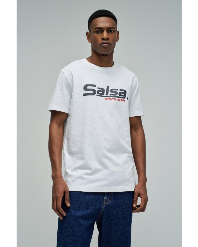 SALSA CAMISETA CON LOGO ESTAMPADO 21011130 BLANCO