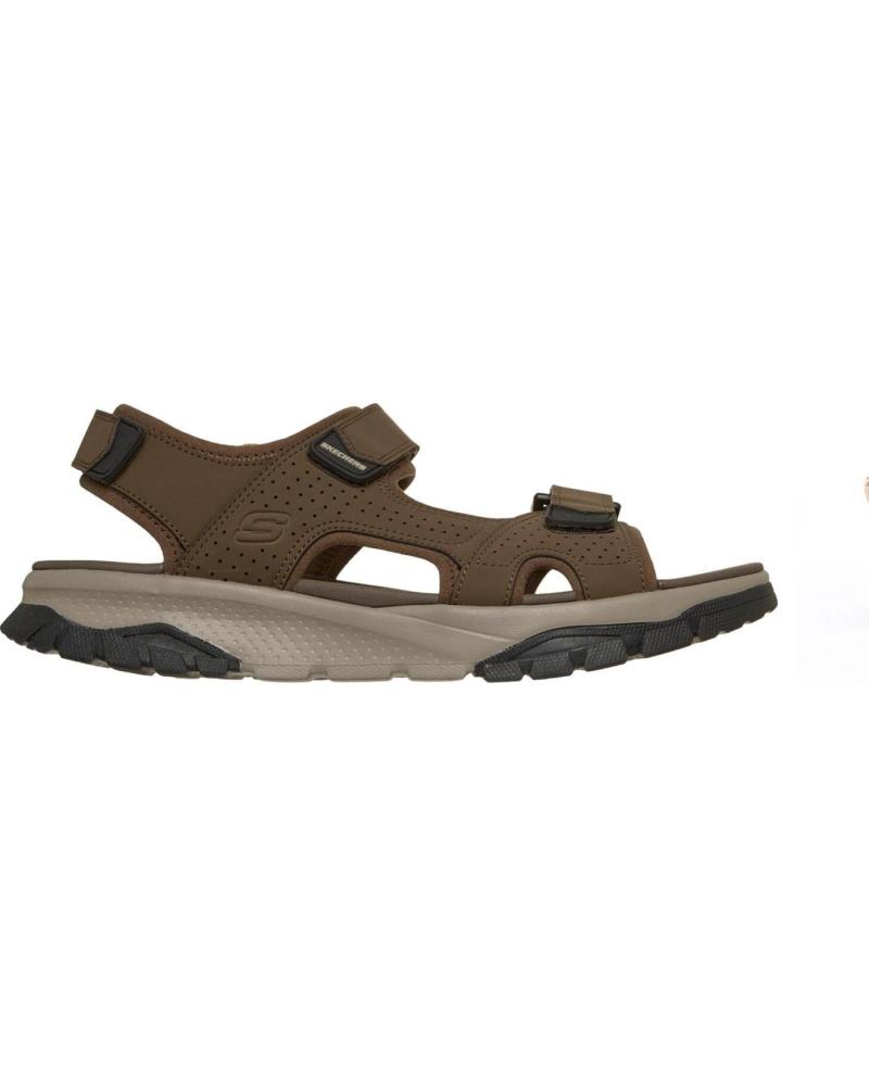 SKECHERS SANDALIAS TREKKING 205724 AJUSTABLES MARRON